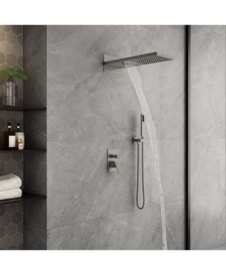Waterfall Shower System with Valve Kit and Handheld Spray
