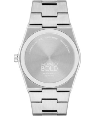 Men's Bold Quest Swiss Quartz Stainless Steel Watch 40mm