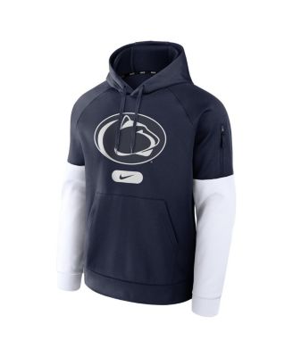 Men's Navy Penn State Nittany Lions Fitness Performance Pullover Hoodie