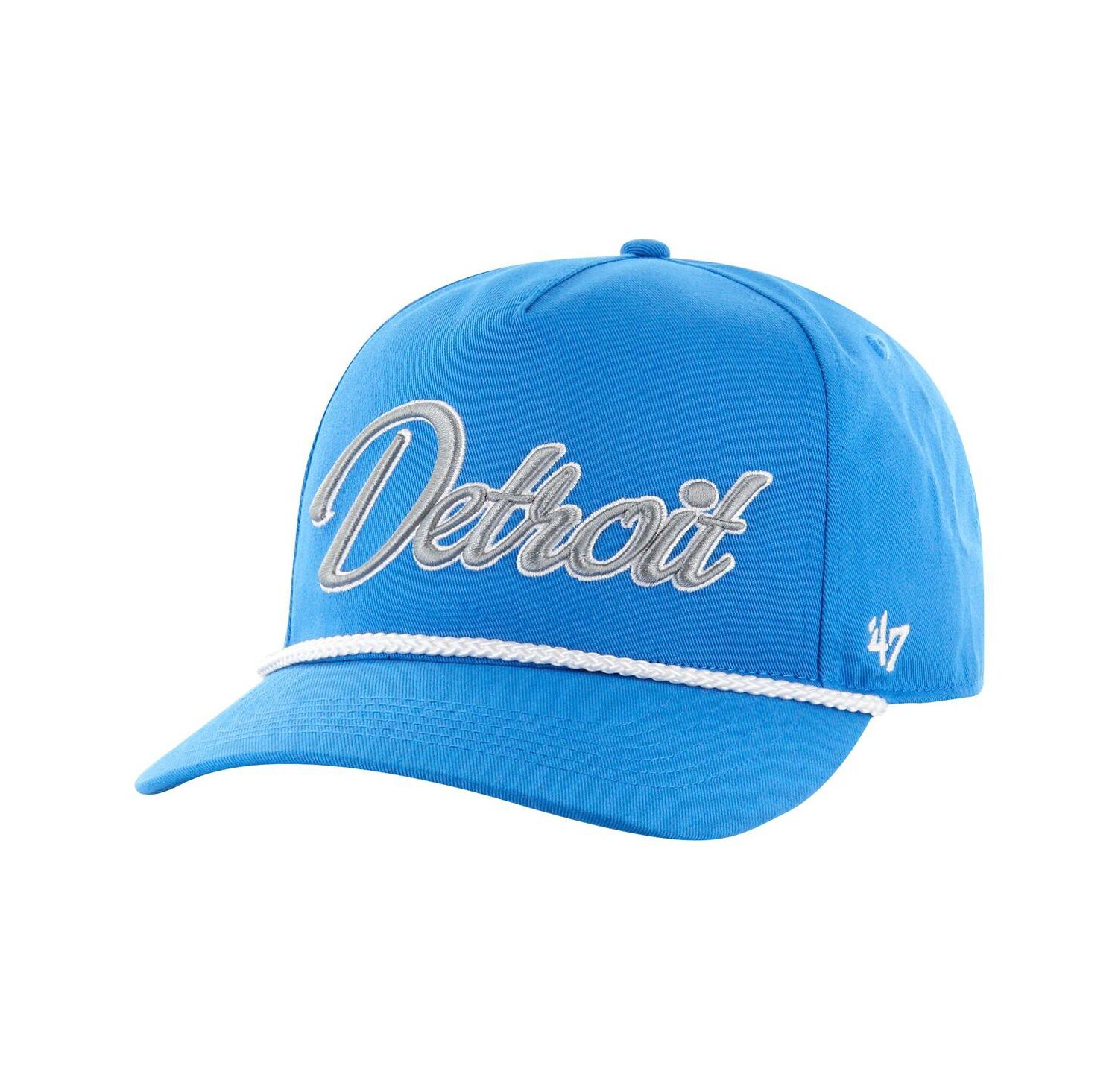 Men's Blue Detroit Lions Overhand Hitch Adjustable Hat