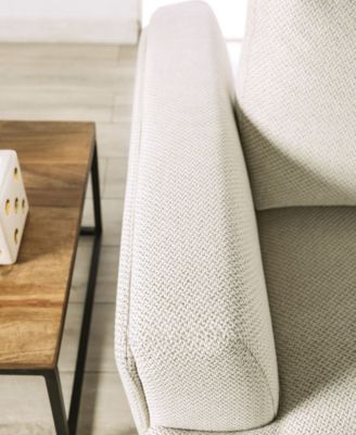 81" Orlandi Chenille Flared Arm Sofa