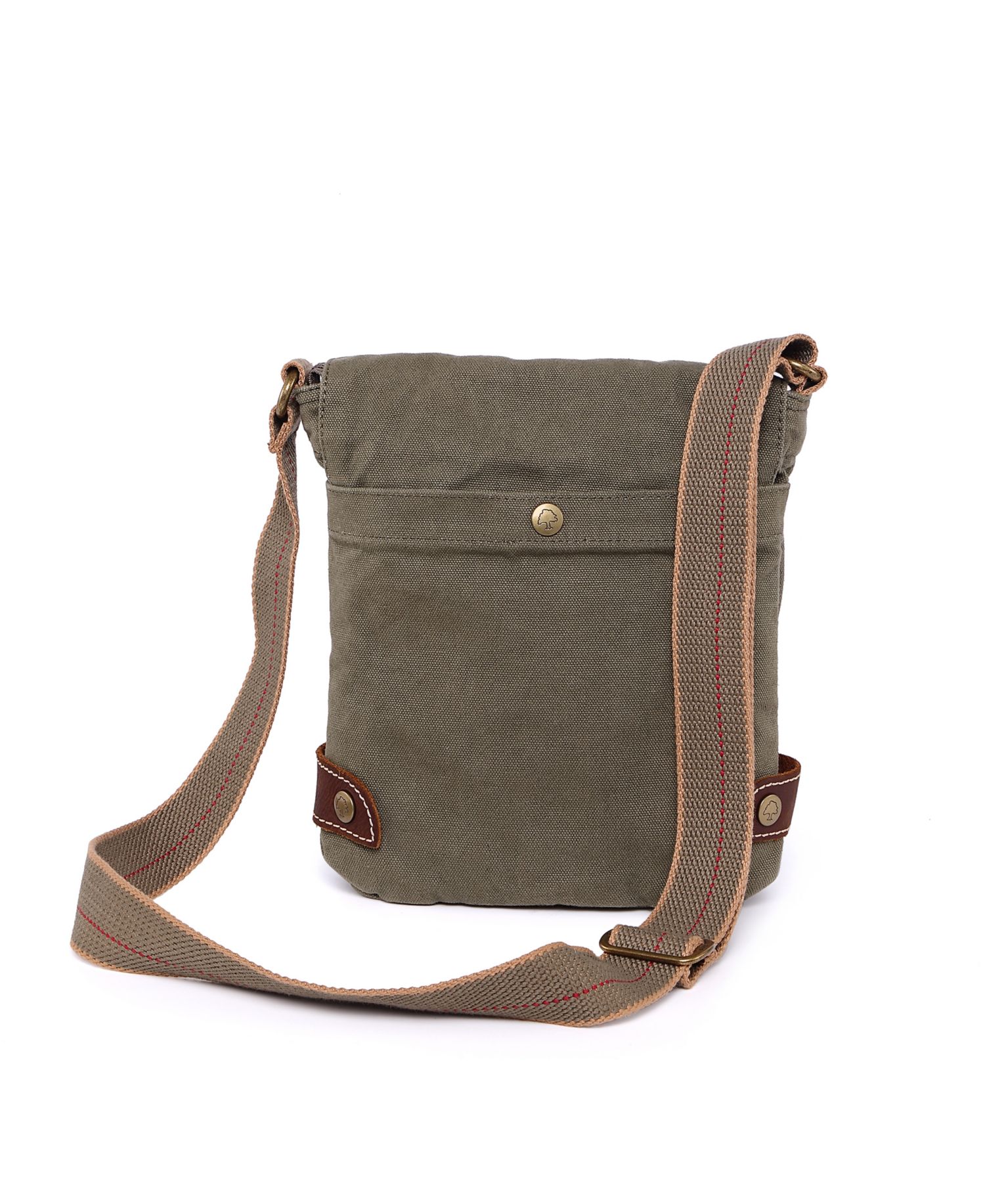 Atona Classic Flap Canvas Crossbody Bag