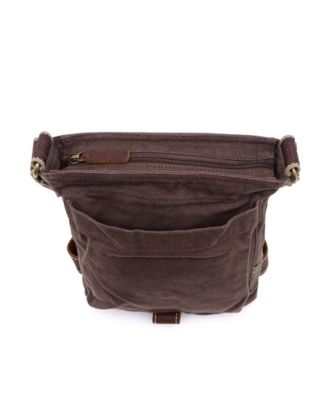 Atona Classic Flap Canvas Crossbody Bag