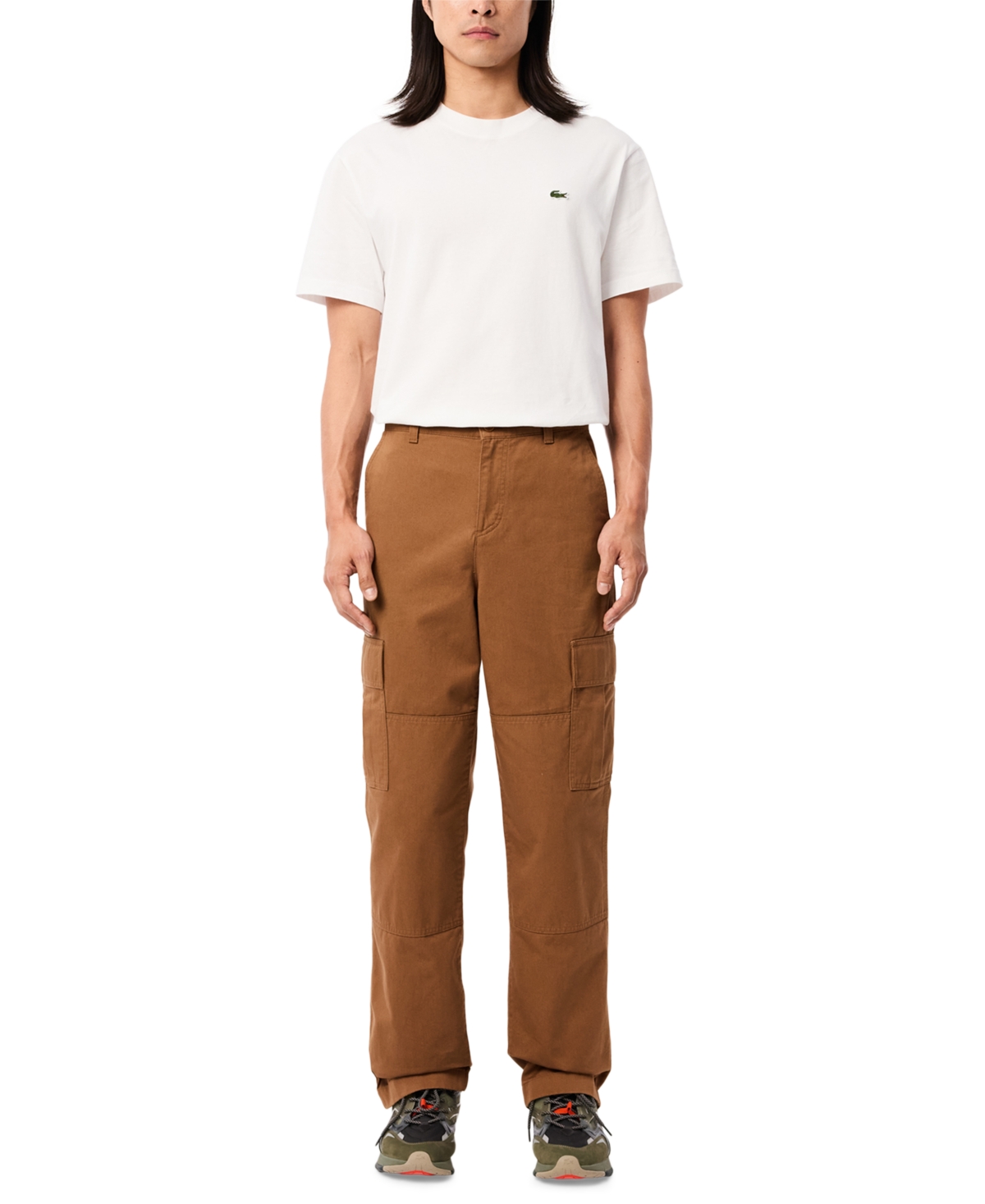 Men's Straight-Fit Cargo Pants - SIX - Cookie