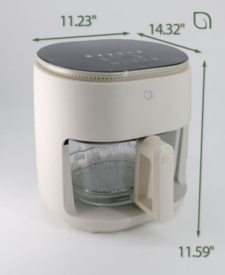 5QT Digital Glass Air Fryer - Self-Cleaning, Digital Touch Screen, Healthier Frying, Watch Your Food Cook