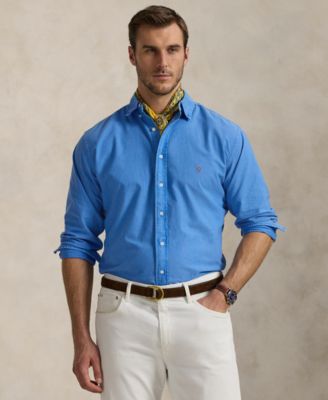 Polo Ralph Lauren - Men's Big & Tall Garment-Dyed Oxford Shirt