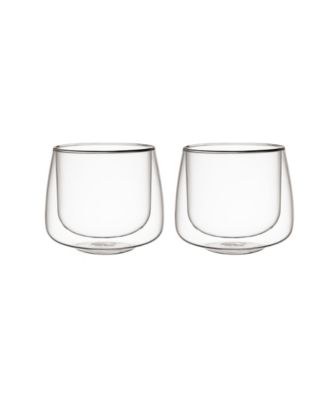 Villeroy & Boch Artesano Hot Cold Beverages Small Insulated Espresso Glass Set Of 2