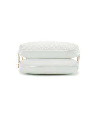 Lila Quilted Double Zip Crossbody Bag