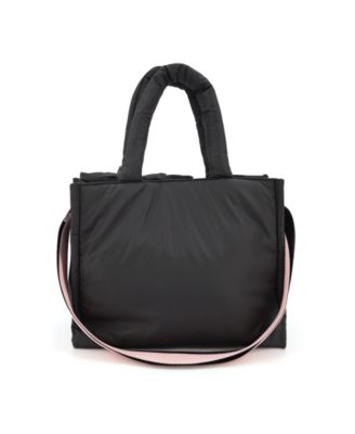 Serenity Bow Puffer Medium Tote Bag