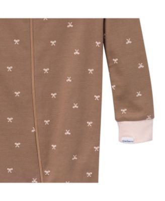 Baby Girls' Snug Fit Footed Pajamas, 2-Pack, Ballerinas