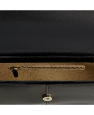 Shoulder Bag with Signature Logo Accent