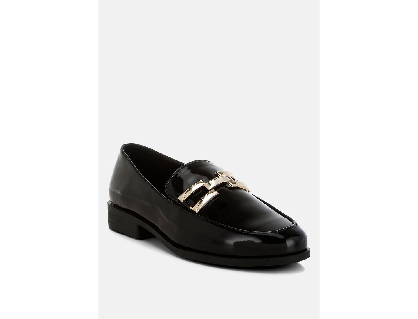 Женские туфли London Rag Revanta Patent Faux Leather, цвет: Чёрный лаковая искусственная кожа — фото 1