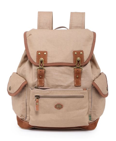 Рюкзак TSD BRAND Dolphin Canvas, цвет: Бежевый