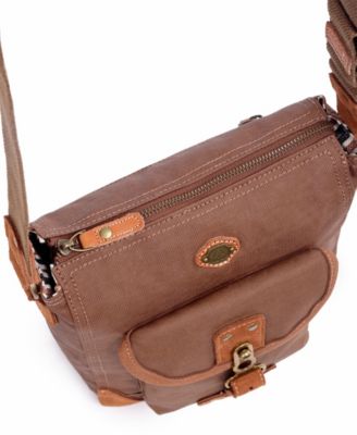 Dolphin Canvas Crossbody Bag