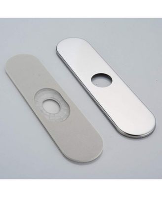 Chrome Sink Hole Cover Escutcheon Round 10" Bathroom or Kitchen Sink Faucet 1 or 3 Hole Cover Deck Plate