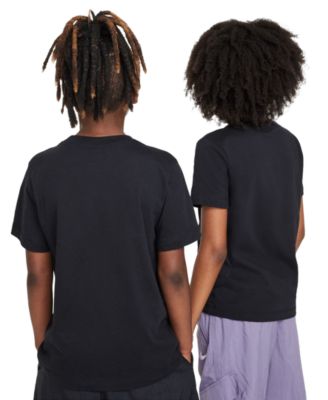  Big Kids Sportswear Embroidered Logo Graphic T-Shirt