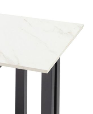 Emila 24" Square Sintered Stone Mix and Match End Table