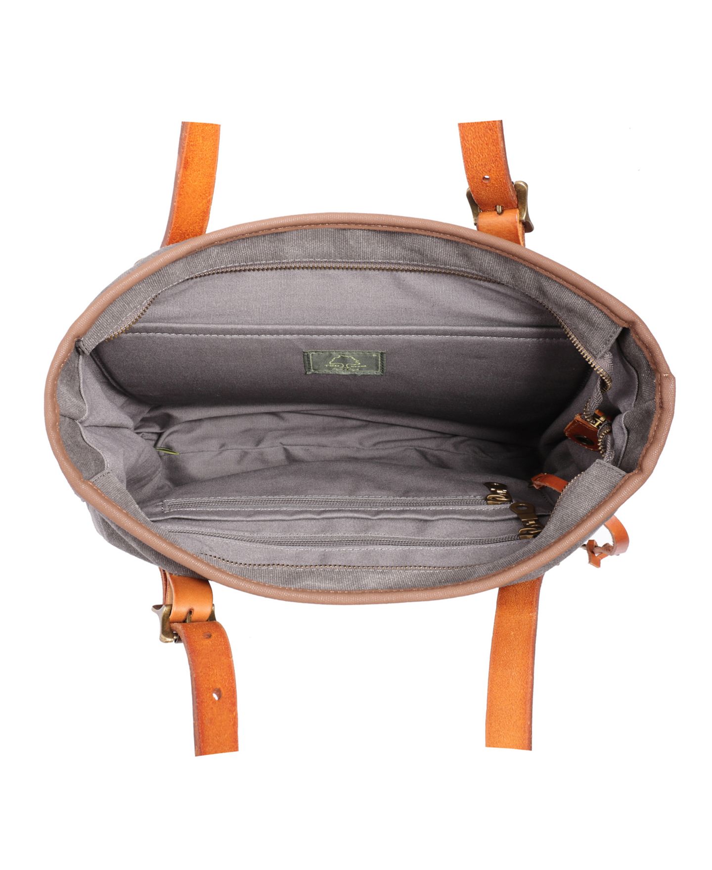 Женская сумка TSD BRAND Red Wood Medium Canvas, цвет: Серый — фото 2
