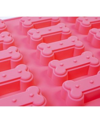 Dog Bone 3-in-1 Silicone Baking Treat Tray for Healthy, Homemade Dog Treats and More
