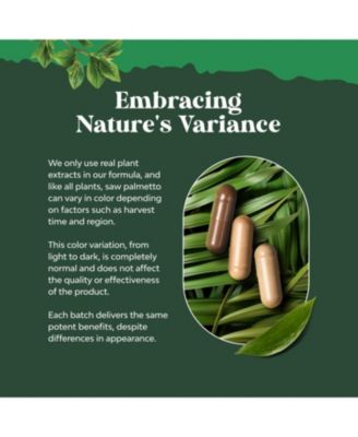 Saw Palmetto Capsules, Advanced Hair Health and Urinary Support with Plant Sterols & Flavonoids, 200 ct