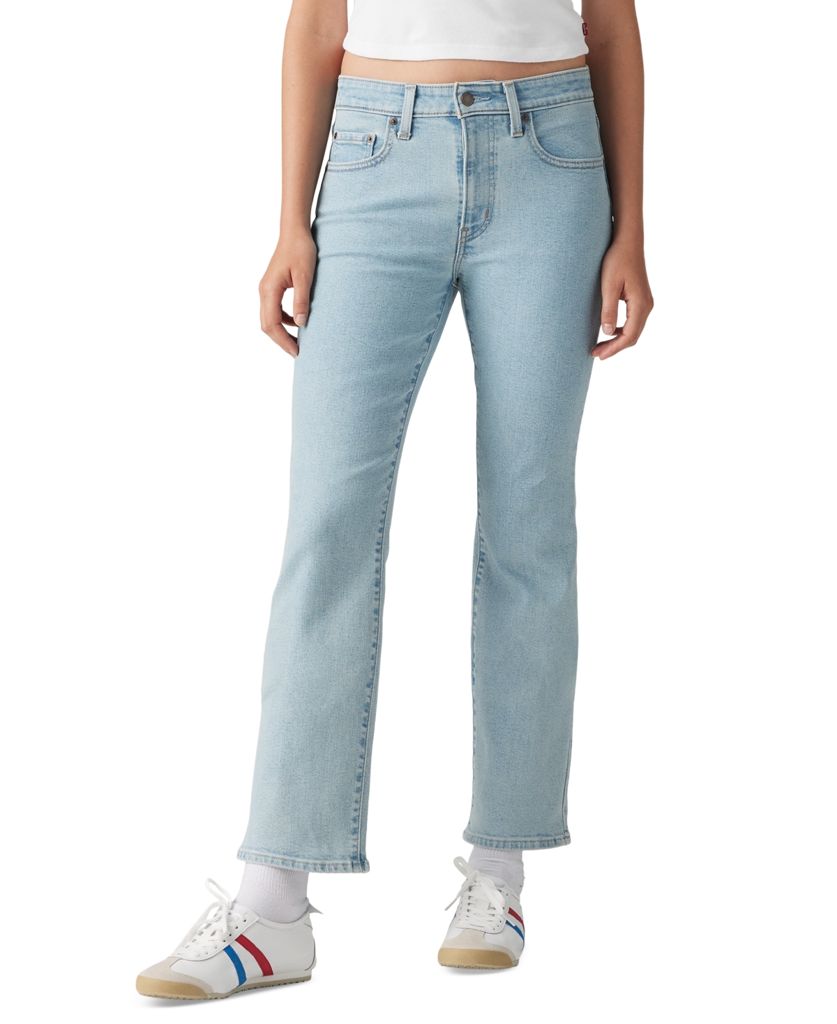 Levi's Women's 725 High-rise Kick Boot Jeans In Struck By Lightning Clean