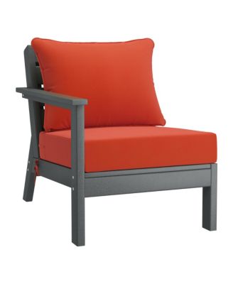 Outdoor 5-Piece Gray Modular Sectional Patio Furniture Sofa Set