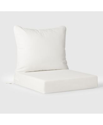 Outdoor 6-Piece Weathered Wood Modular Sectional Patio Furniture Sofa Set