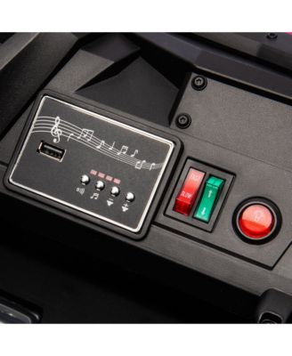 24V 7AH Ride on Car, 2 Seater 4 MPH Ride on UTV w/ Music,