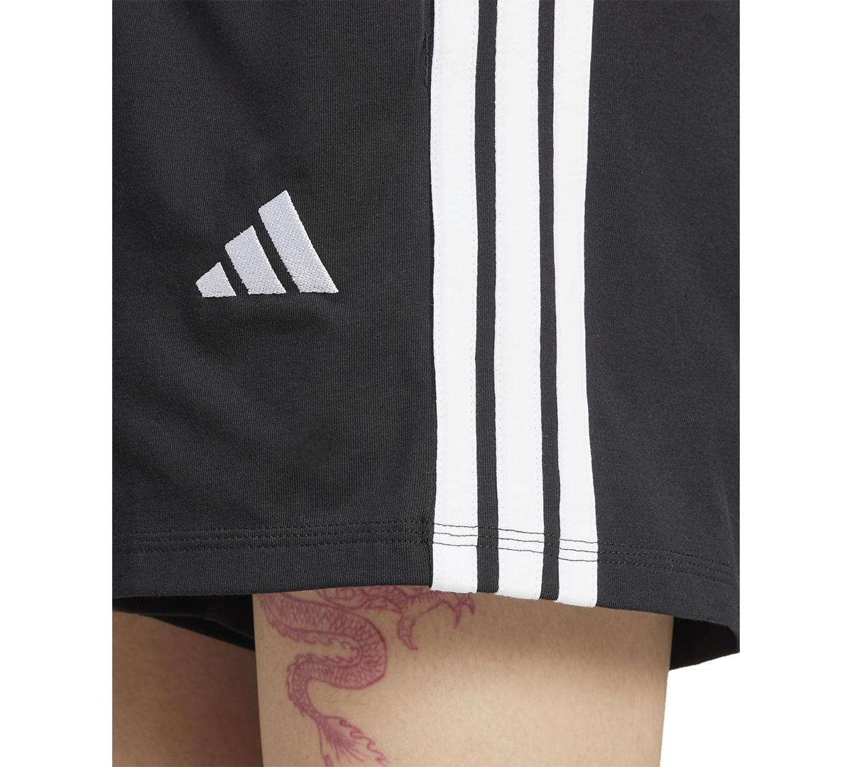 Adidas Originals Women's Essential Drawstring Pull-on Shorts In Black,white