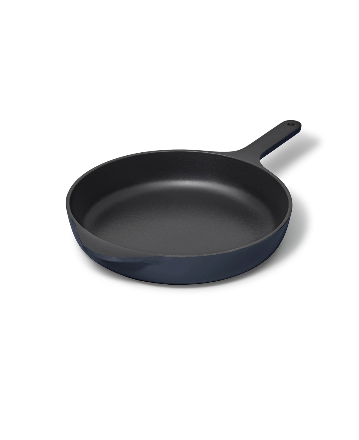 Caraway 10.5-inch Enameled Cast Iron Skillet In Midnight Blue