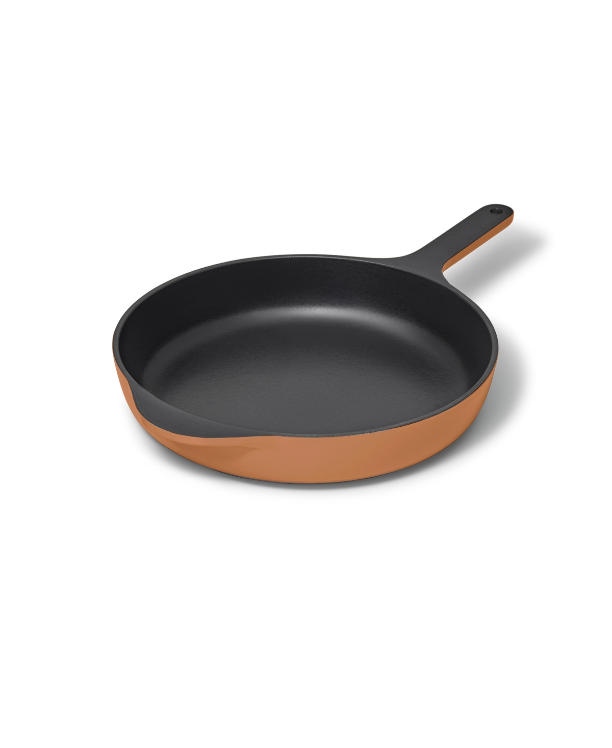 Caraway 10.5-inch Enameled Cast Iron Skillet In Rust