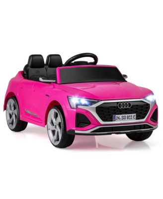 12V Kids Ride On Car w/Remote Control 4 Wheels Suspension 3 Speeds LED Headlight