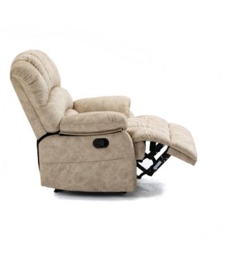 38.50" Large Manual Recliner Chair in Fabric for Living Room