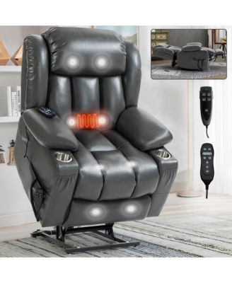 1 Pc 8-Point Massage, Lumbar Heat Power Lift Recliner Chair