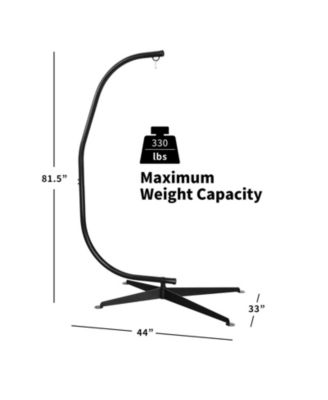 Solid Steel C Hammock Frame Stand