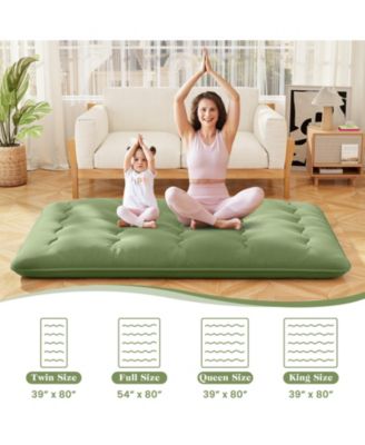 Floor Mattress with Washable Cover and Carry Bag-Full Size