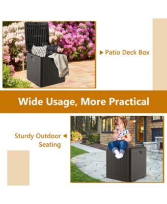 31Gallon All Weather Storage Container with Lockable Lid-S