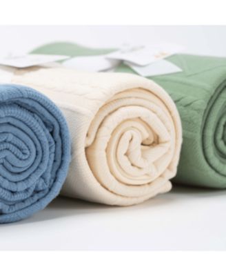 Lavender Knit Blanket