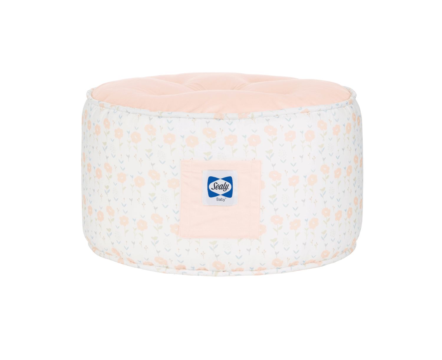 Toddler Sealy Pouf - Beige Animal Faces