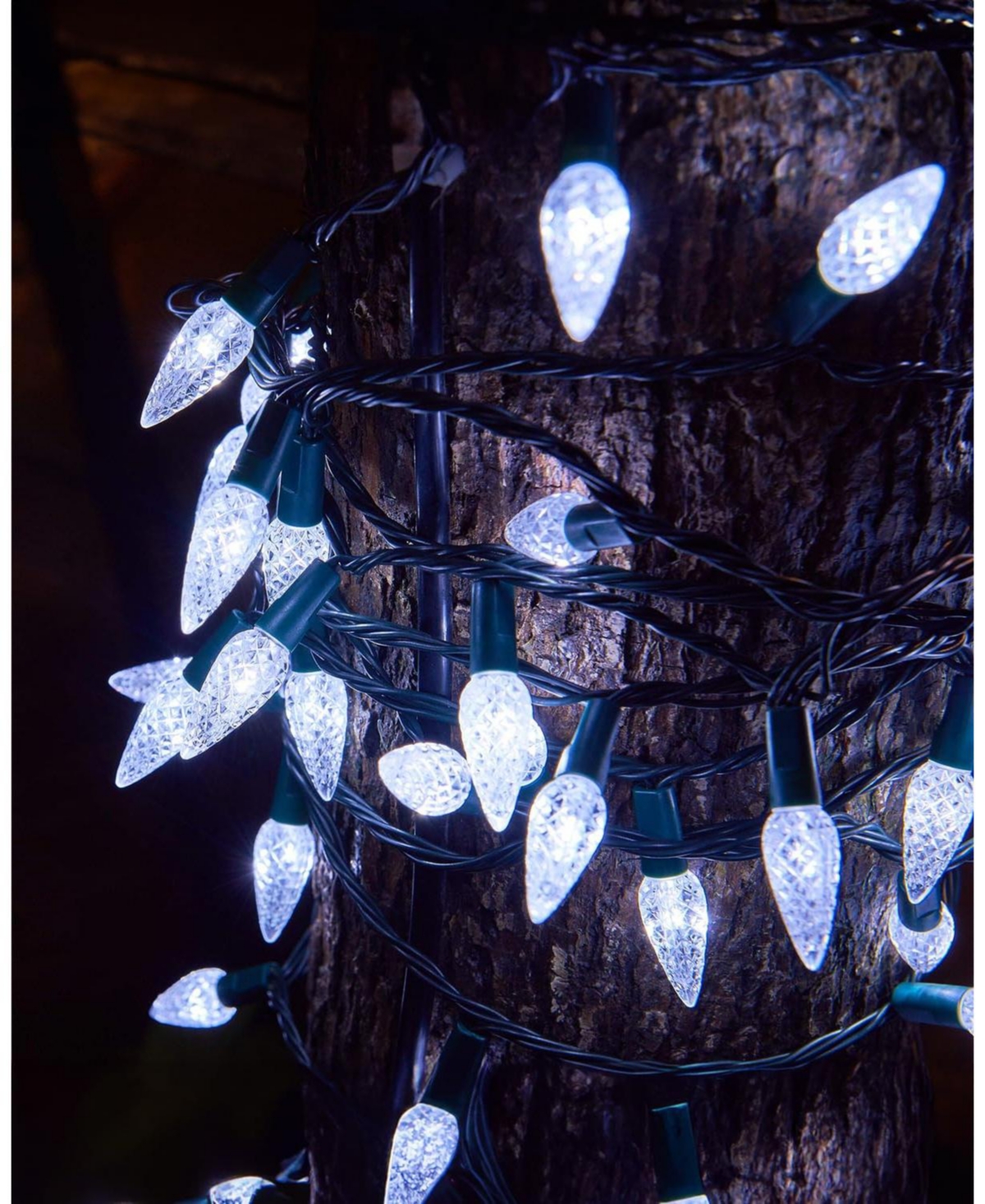 Twinkle Star Led Green String Lights Indoor Outdoor Waterproof 8 Lighting Modes - 33 ft