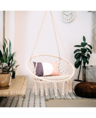 Cushioned Hammock Swing Chair with Hanging Kit