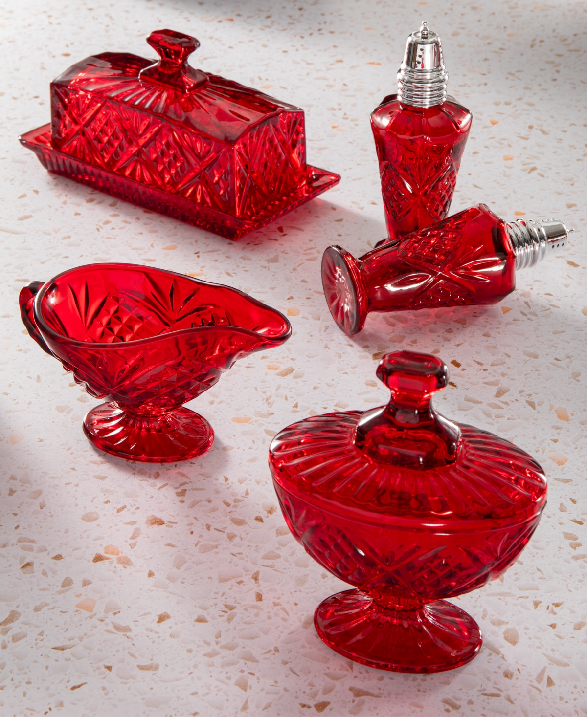 Godinger Dublin Crystal Hostess, Set of 5