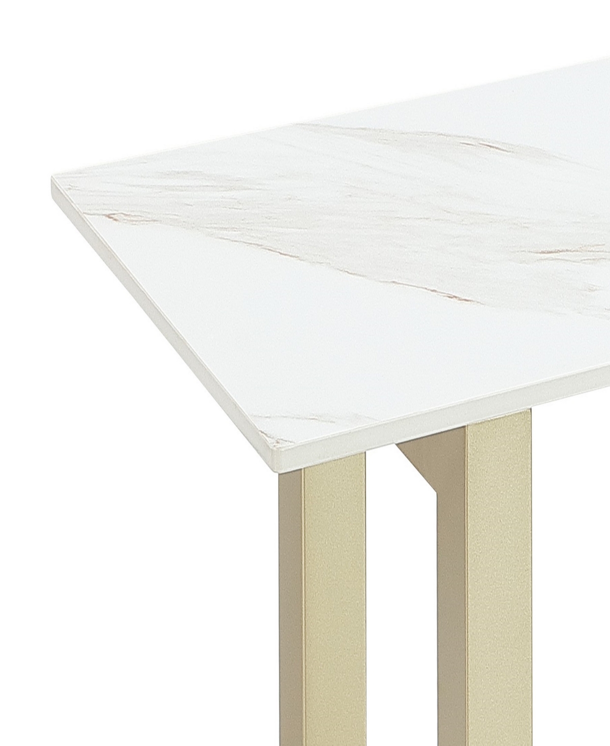 Macy's Furniture Emila 54" Sintered Stone Mix And Match Console Table