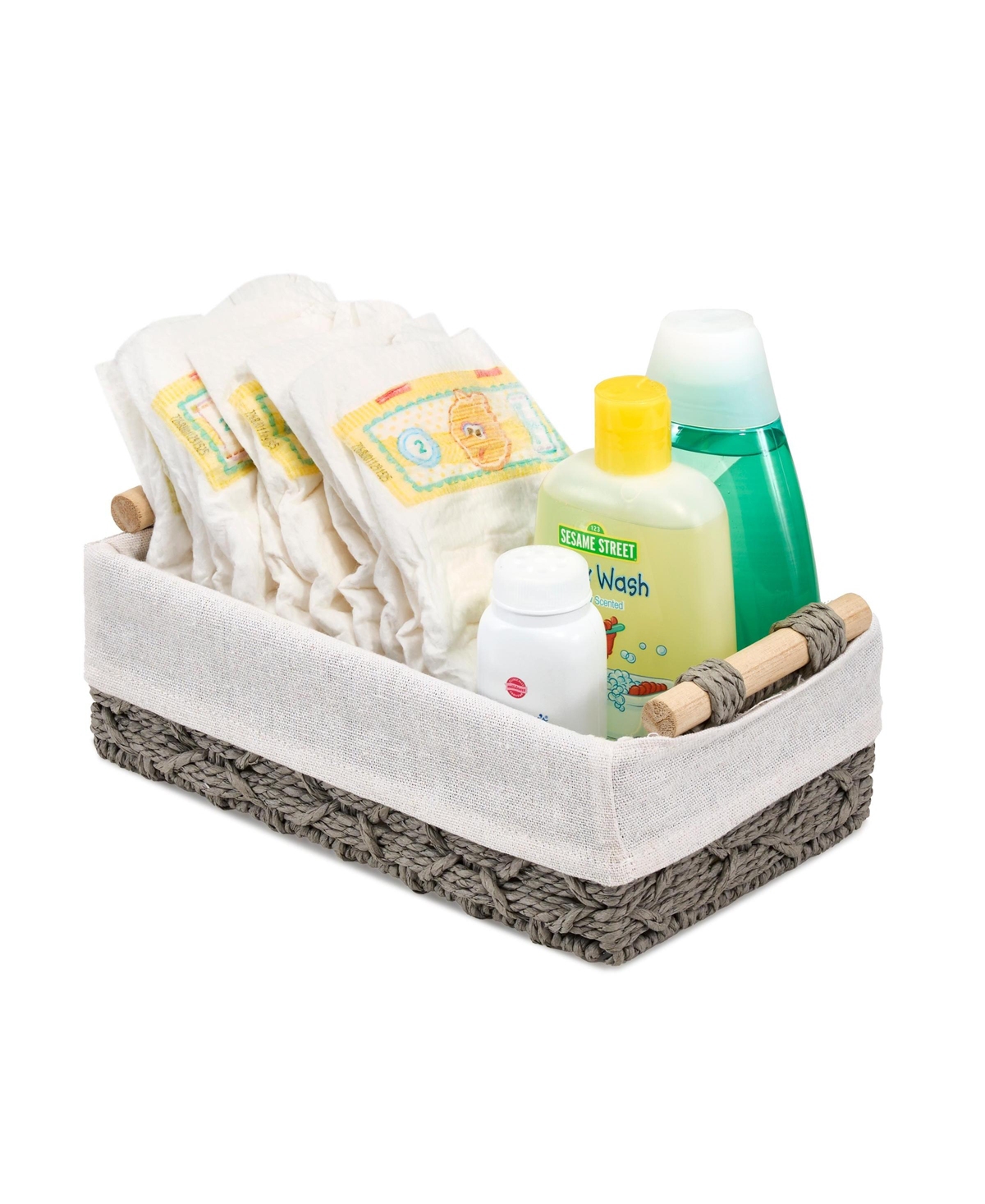 Sorbus 2-Pack Handmade Storage Paper Rope Baskets Set: Bohemian Design for Household Essentials - Durable, Compact, Perfect for All Decor