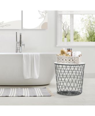 Handmade Paper Rope Storage Baskets Set with Bohemian Design for Household Essentials 2-Pack