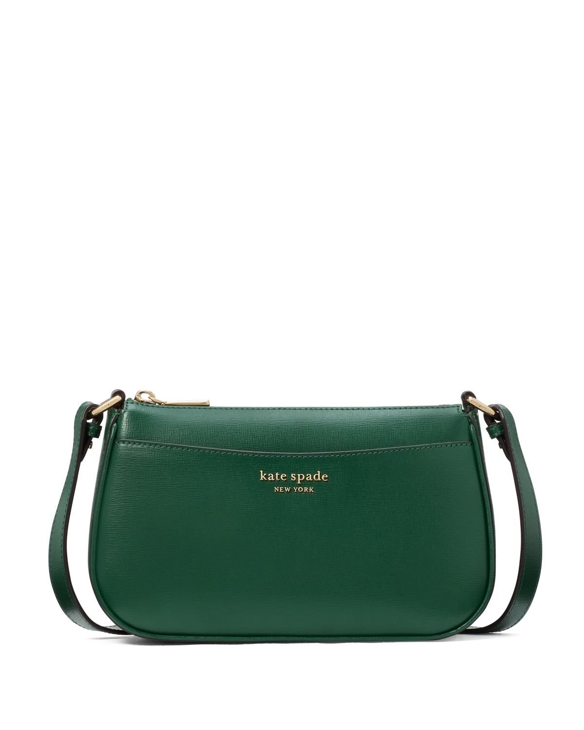 Shop Kate Spade Bleecker Small Crossbody Bag In Arugula