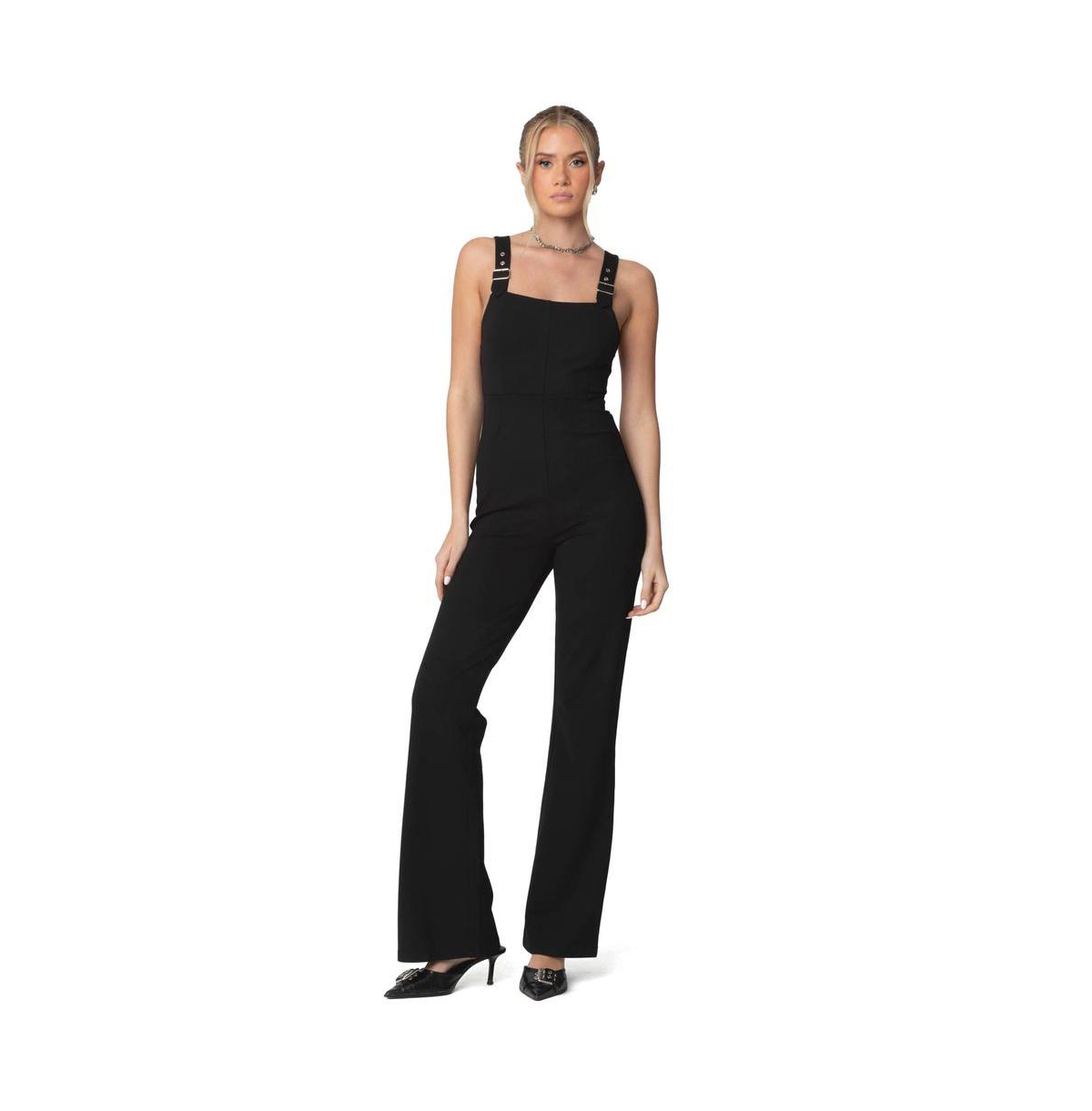 Edikted Women's Bianka Buckle Strap Jumpsuit