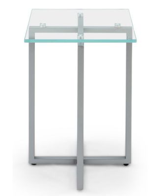 Emila 14" Square Glass Mix and Match Martini Table