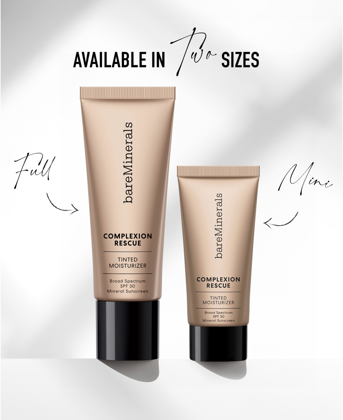 Bareminerals Mini Complexion Rescue Tinted Moisturizer With Hyaluronic Acid And Mineral Spf 30 In Ginger 06