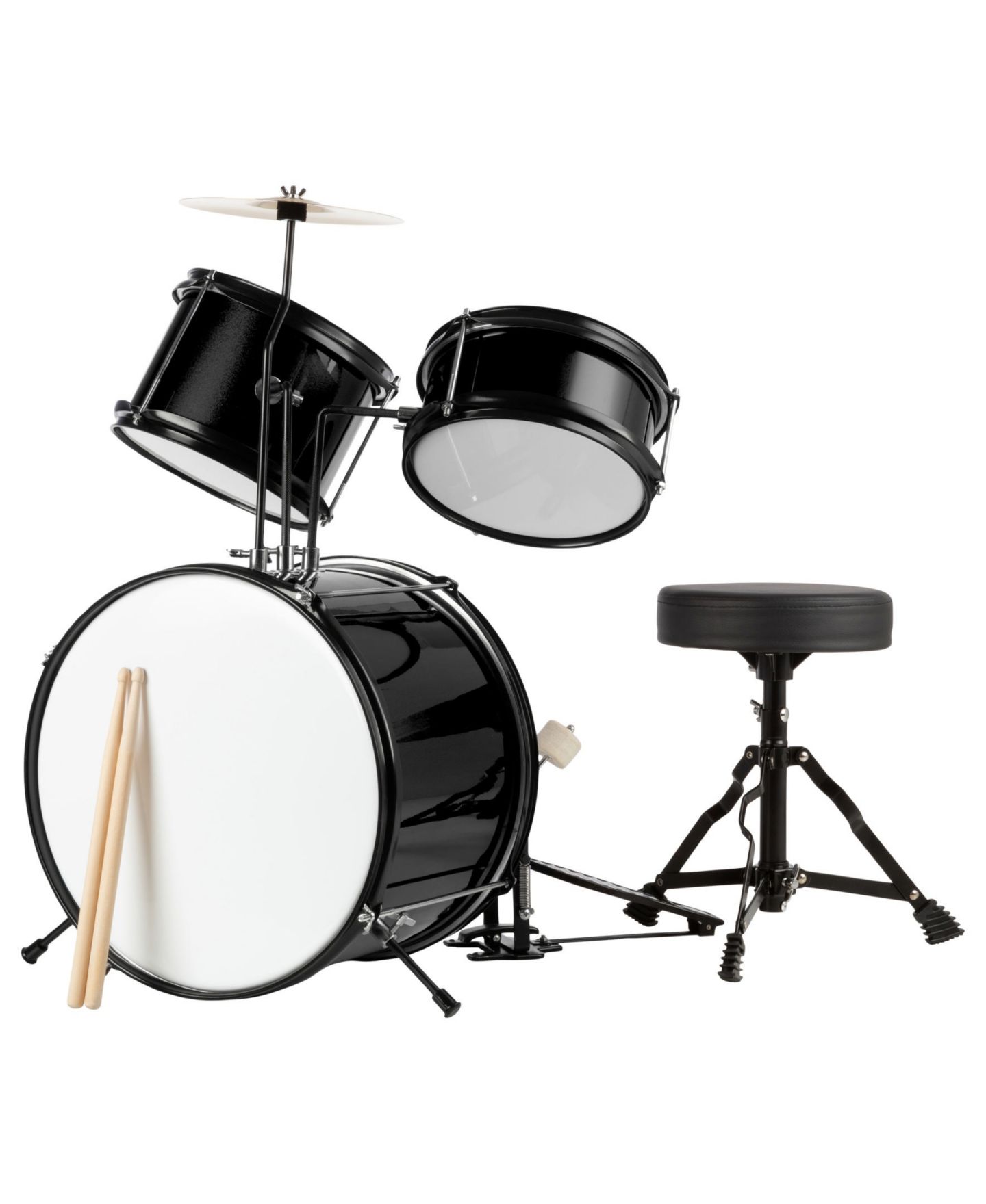 Детские игрушки Trademark Global Hey Play 3-Piece Beginner Drum Set — фото 1
